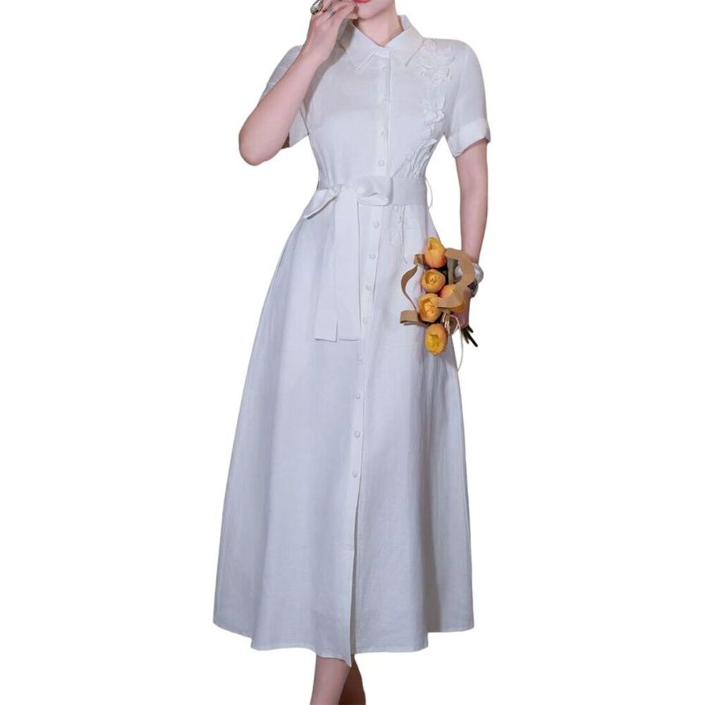 Burryco Womens  Workwear Shirt Dress